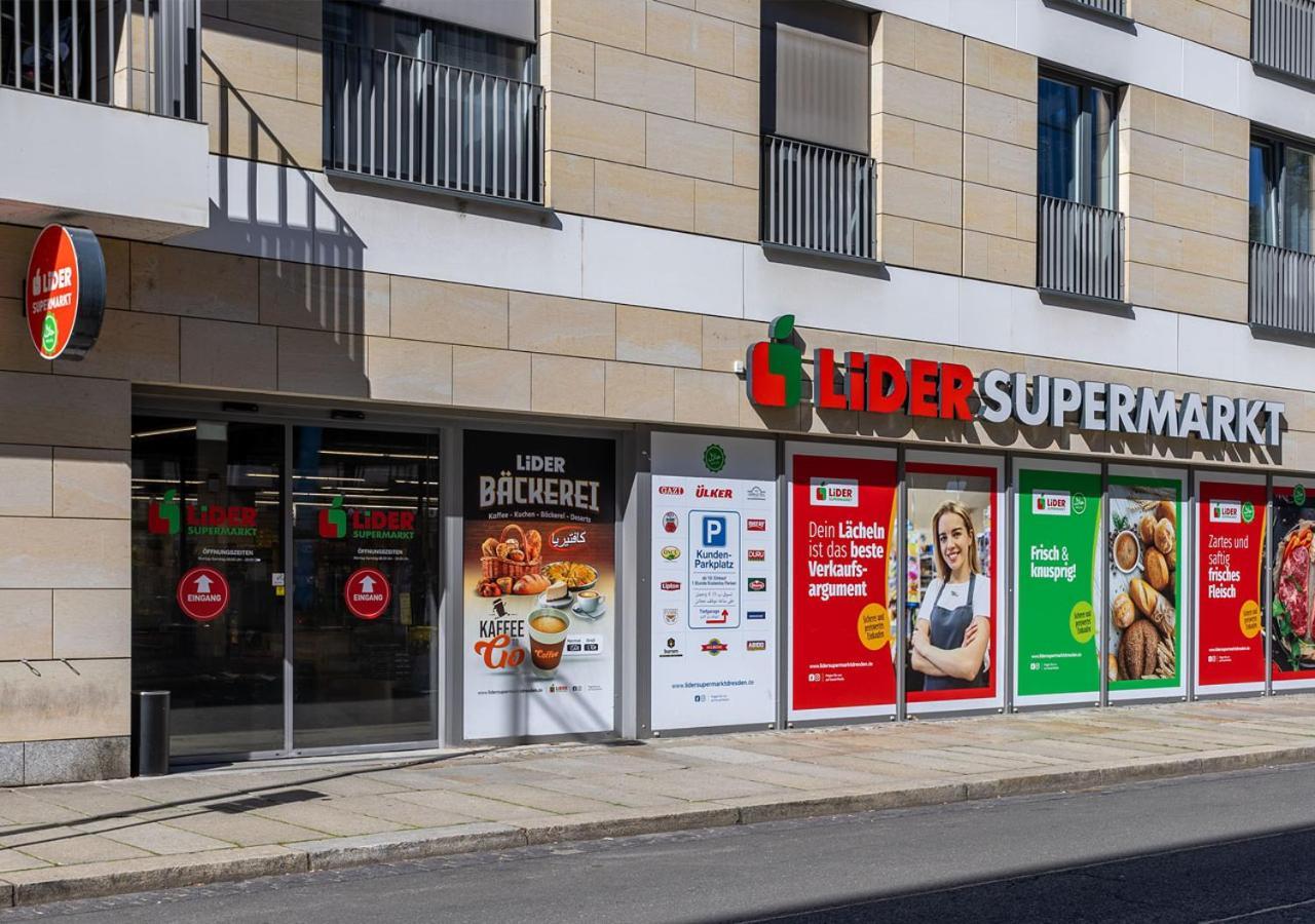 Residenz Am Zwinger Aparthotel Dresden Bagian luar foto Lider supermarket in Berlin